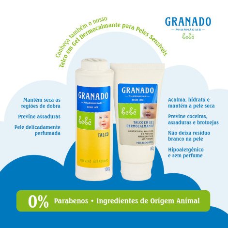 Talco Infantil Granado Bebê 100g