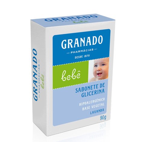 Sabonete em Barra de Glicerina Granado Infantil Bebê Lavanda 90g Sabonete em Barra de Glicerina Granado Infantil Bebê Lavanda 90g