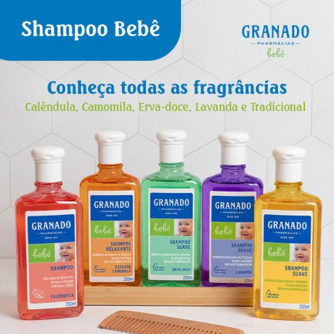 Shampoo Granado Bebê Lavanda 250ml Shampoo Granado Bebê Lavanda 250ml