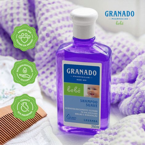 Shampoo Granado Bebê Lavanda 250ml Shampoo Granado Bebê Lavanda 250ml