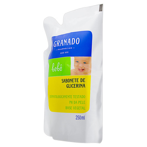 Sabonete Líquido Infantil Granado Bebê Glicerina Tradicional Refil 250ml Sabonete Líquido Infantil Granado Bebê Glicerina Tradicional Refil 250ml