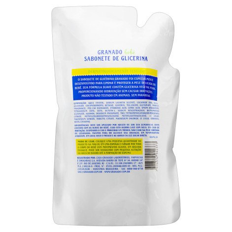 Sabonete Líquido Infantil Granado Bebê Glicerina Tradicional Refil 250ml Sabonete Líquido Infantil Granado Bebê Glicerina Tradicional Refil 250ml