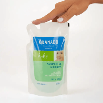 Refil Sabonete Líquido Granado Bebê Glicerina Erva Doce 250ml Refil Sabonete Líquido Granado Bebê Glicerina Erva Doce 250ml