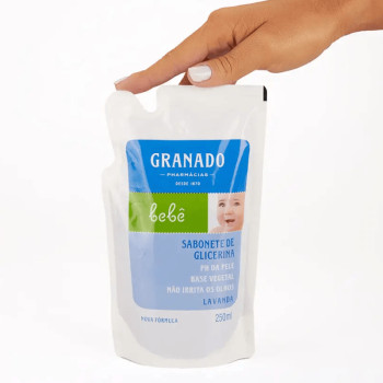 Refil Sabonete Líquido de Glicerina Granado Bebê Lavanda 250ml