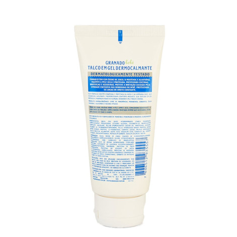 Talco em Gel Granado Bebê Dermocalmante Hipoalergênico Peles Sensíveis Sem Perfume 80g Talco em Gel Granado Bebê Dermocalmante Hipoalergênico Peles Sensíveis Sem Perfume 80g