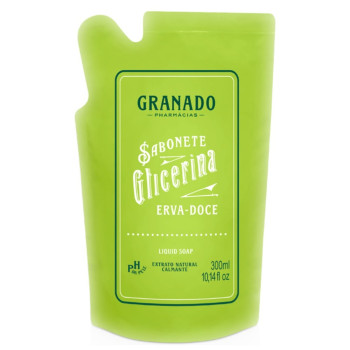 Sabonete Refil Líquido Glic Ganado Erva Doce 300ML