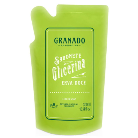 Sabonete Refil Líquido Glic Ganado Erva Doce 300ML
