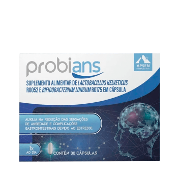 Suplemento Alimentar Probians Lactobacillus Helveticus 30 Cápsulas