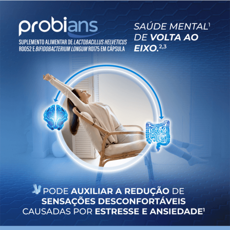 Suplemento Alimentar Probians Lactobacillus Helveticus 30 Cápsulas