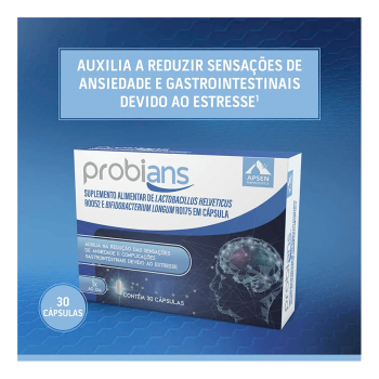 Suplemento Alimentar Probians Lactobacillus Helveticus 30 Cápsulas
