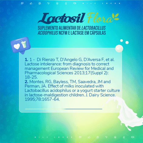 Suplemento Alimentar Lactosil Flora 30 Cápsulas Suplemento Alimentar Lactosil Flora 30 Cápsulas