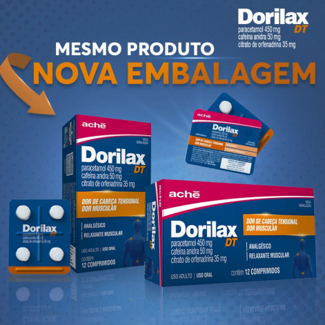 Dorilax Dt 450Mg+50Mg+35Mg C/4 Comp
