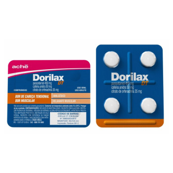 Dorilax Dt 450Mg+50Mg+35Mg C/4 Comp