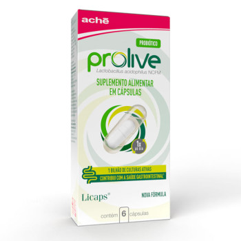 Suplemento Alimentar Prolive 6 Cápsulas