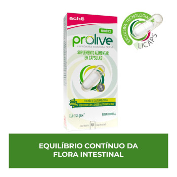 Suplemento Alimentar Prolive 6 Cápsulas