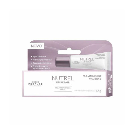Hidratante Labial Profuse Nutrel Lip Repair 7,5g Hidratante Labial Profuse Nutrel Lip Repair 7,5g