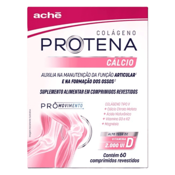 Suplemento Alimentar Protena Cálcio 2.000UI D 60 Comprimidos Revestidos