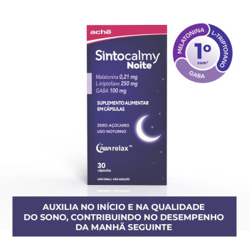 Suplemento Alimentar Sintocalmy Noite 30 Cápsulas Suplemento Alimentar Sintocalmy Noite 30 Cápsulas