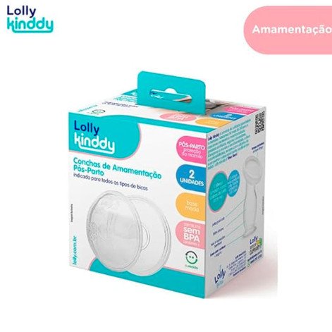 Concha Lolly Pós-Parto com Base Macia 2 Unidades