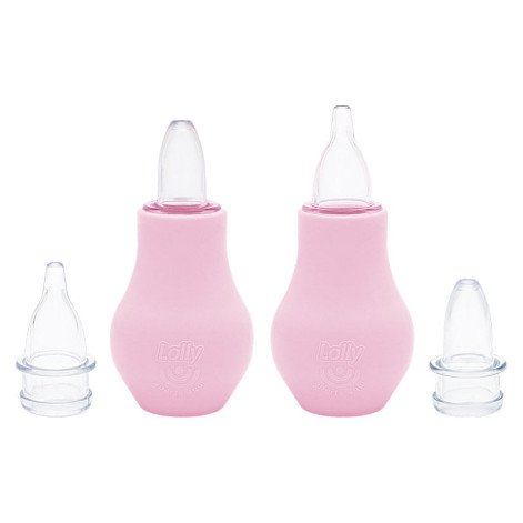 Aspirador Nasal Lolly Tamanho 1 Rosa 0-6 Meses 1 Unidade