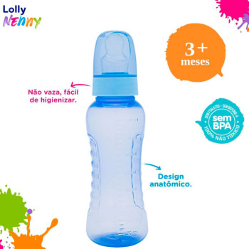 Mamadeira Oceano 250Ml Bico de Silicone Redondo Masculino 