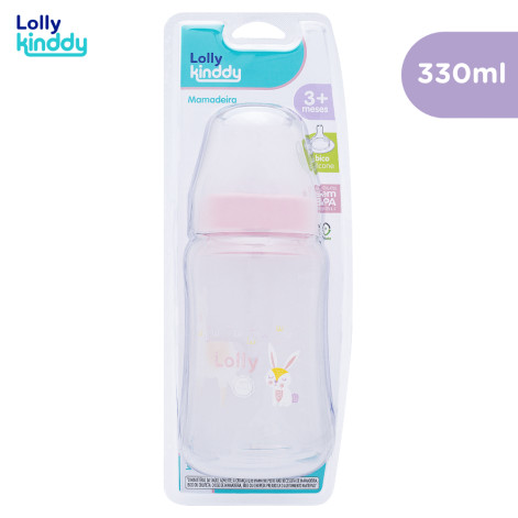 Mamadeira Lolly Big Zoo Silicone Redondo Rosa Sortida 330ml Mamadeira Lolly Big Zoo Silicone Redondo Rosa Sortida 330ml
