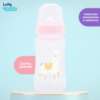 Mamadeira Lolly Big Zoo Silicone Redondo Rosa Sortida 330ml Mamadeira Lolly Big Zoo Silicone Redondo Rosa Sortida 330ml