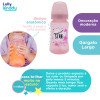 Mamadeira Lolly Kinddy Big Star 3+ Meses Rosa 330ml