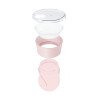 Copo de Transição Lolly Oceano 360 +8 meses Antivazamento Rosa 330ml