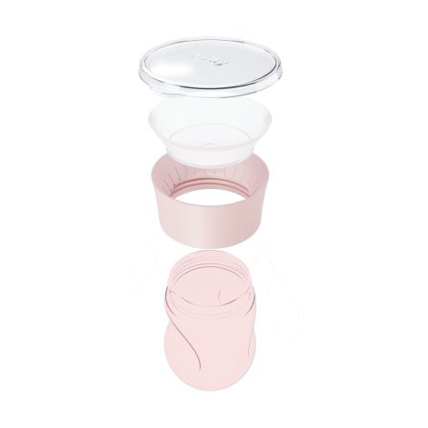 Copo de Transição Lolly Oceano 360 +8 meses Antivazamento Rosa 330ml