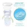 Copo de Transição Lolly Oceano 360 +8 meses Antivazamento Azul 330ml 1 Unidade Copo de Transição Lolly Oceano 360 +8 meses Antivazamento Azul 330ml 1 Unidade