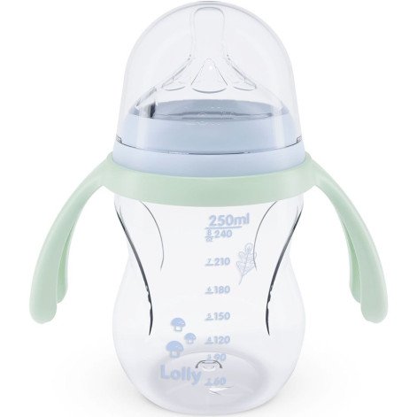 Mamadeira Nature Lolly Alça Áurea Fluxo 2 Masculino 250ml
