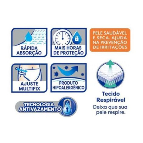 Fralda Adulto Tena Slip Noturna G Pacote L8P7 