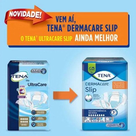 Fralda Adulto Tena Slip Noturna G Pacote L8P7 