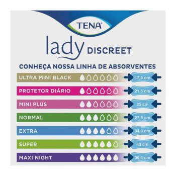 Absorvente Tena Lady DisCreme Normal 8Un