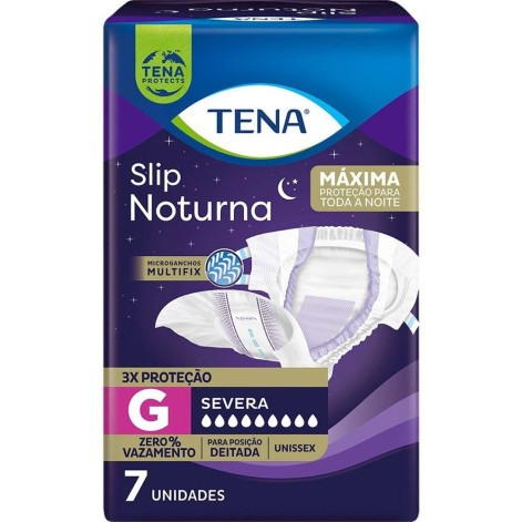 Fralda Tena Slip Noturna Com 7 Unidades Tamanho G Fralda Tena Slip Noturna Com 7 Unidades Tamanho G