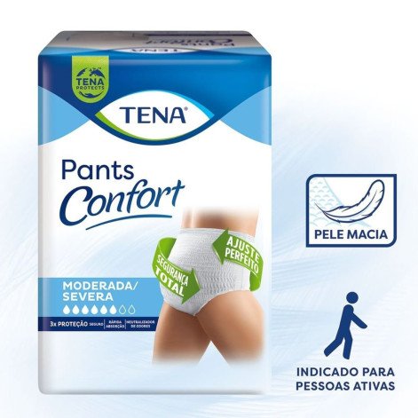 Roupa Íntima Tena Pants Confort P/M Unissex 24 Unidades Roupa Íntima Tena Pants Confort P/M Unissex 24 Unidades