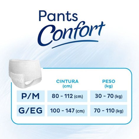 Roupa Íntima Descartável Tena Pants Confort Incontinência Urinária Moderada a Severa G/EG 24 Unidades Roupa Íntima Descartável Tena Pants Confort Incontinência Urinária Moderada a Severa G/EG 24 Unidades