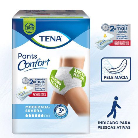 Roupa Íntima Tena Pants Confort G/EG 32 Unidades Roupa Íntima Tena Pants Confort G/EG 32 Unidades