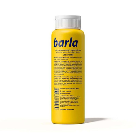 Talco Para Pés Barla Antisséptico 80G Talco Para Pés Barla Antisséptico 80G