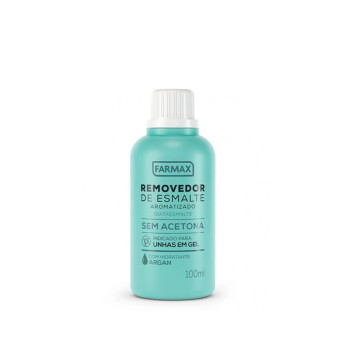 Removedor de Esmalte Farmax Argan Sem Acetona 100ml