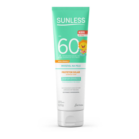 Protetor Solar Corporal FPS60 Sunless Kids 120g
