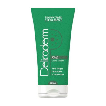 Sabonete Liquido Esfoliante Delicaderm Kiwi 180ml Sabonete Liquido Esfoliante Delicaderm Kiwi 180ml