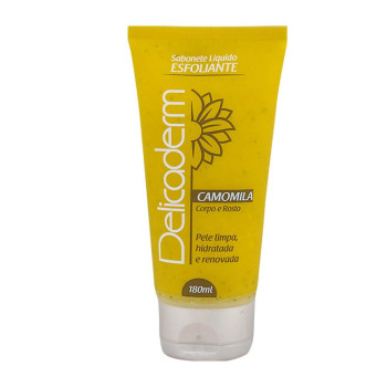 Sabonete Líquido Delicaderm Esfoliante Camomila 180ml Sabonete Líquido Delicaderm Esfoliante Camomila 180ml