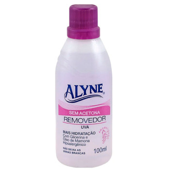 Removedor De Esmalte Alyne Sem Acetona Uva 100ml