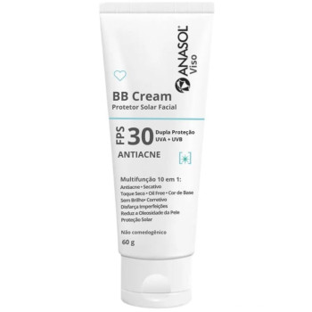 BB Cream Facial Antiacne FPS 30 - 60g - Anasol
