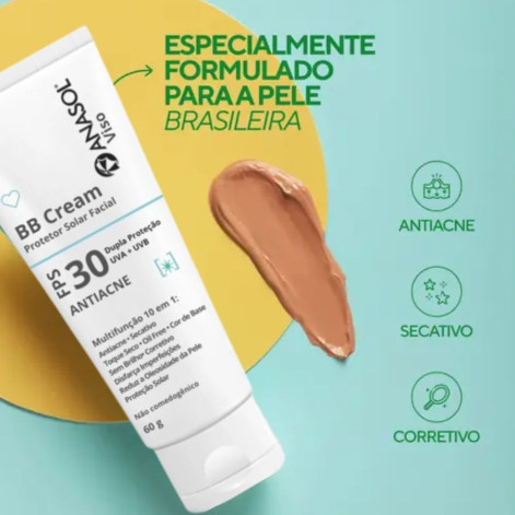 BB Cream Facial Antiacne FPS 30 - 60g - Anasol BB Cream Facial Antiacne FPS 30 - 60g - Anasol