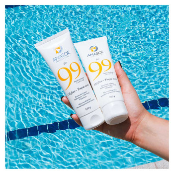 Protetor Solar Corporal Anasol Oil Free e Toque Seco FPS99 120g