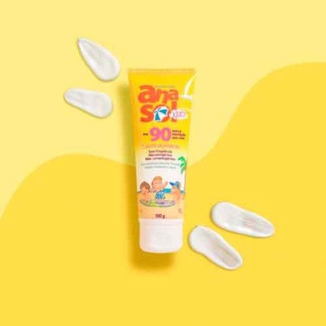 Kit Protetor Solar Anasol Corporal Kids FPS90 100g E Facial FPS 50 60g