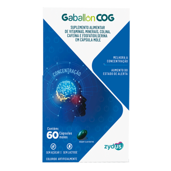Suplemento Alimentar Gaballon COG 60 Cápsulas Gelatinosas